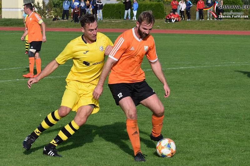 Fotbalová I.A třída: Vimperk - Lhenice 1:1.