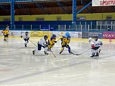 Liga mladší žáci: HC Vimperk - HC Milevsko 16:5 (6:0, 5:3, 5:2).