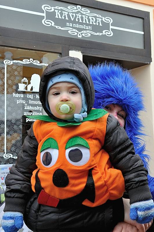 Masopustní průvod se prošel Vimperkem.