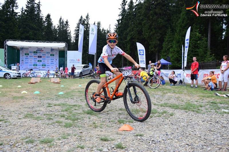 Bikeři zdolávali 21. Šumavský MTB maraton. Foto: Zdeněk Formánek