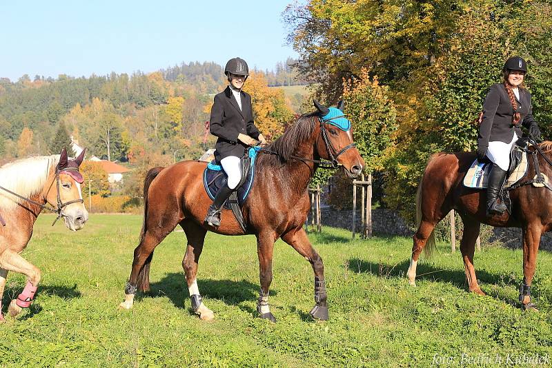 Hubertova jízda v Bohumilicích.