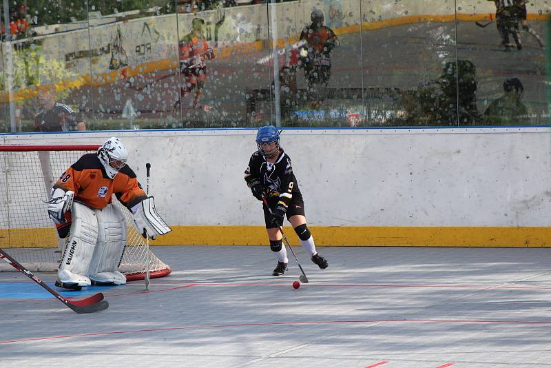 Hokejbalová liga žen - turnaj v Prachaticích.