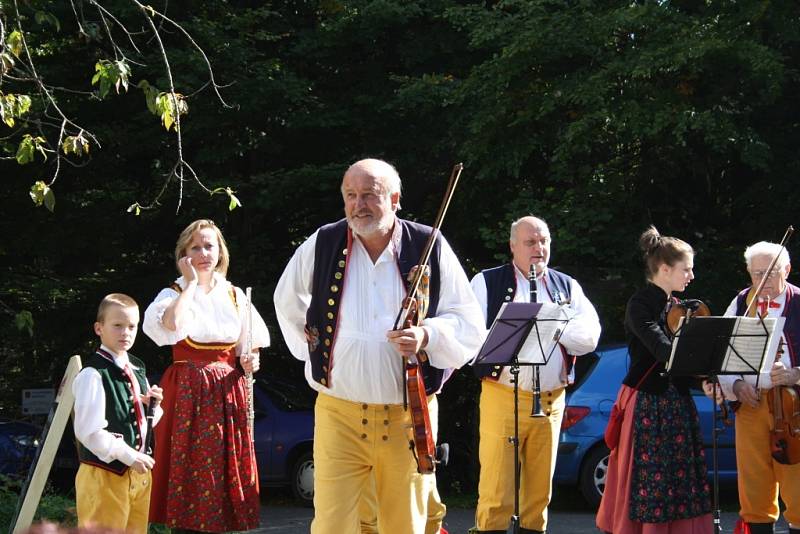 Oslava 130. výročí otevření rozhledny na Libíně. 