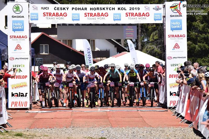 Zadov hostil další díl Českého poháru cross country horských kol.