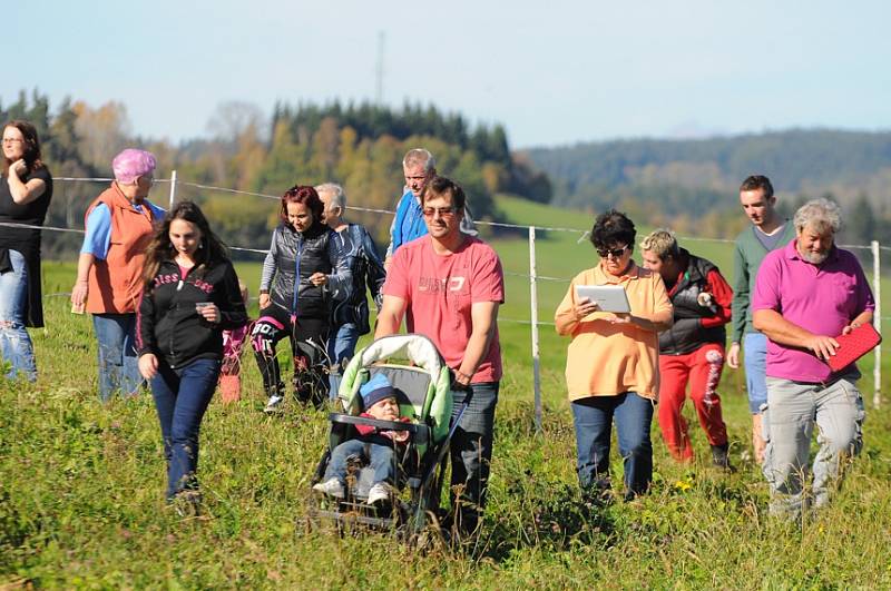 Hubertova jízda na zámku Skalice 18.10.2014 