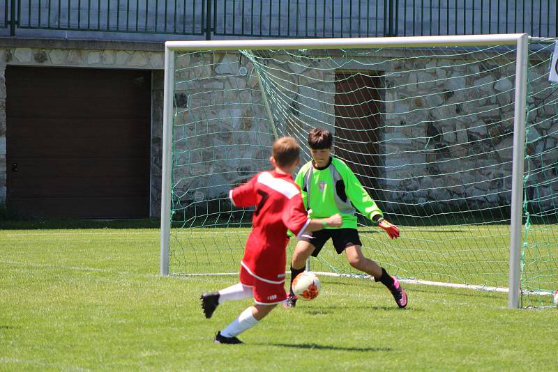 Mladí fotbalisté si zahráli zajímavý turnaj v Lažištích.