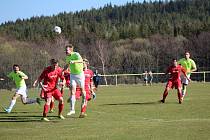 Fotbalová I.B třída: Stachy - Bělčice 2:2.