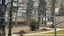 Hlavní stavební práce ve Štěpánčině parku by měly být do konce roku hotové. S dokončením se počítá v únoru příští rok.