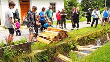 Na sobotu 24. června se chystá plavení dřeva na Schwarzenberském kanále u Jeleních Vrchů.