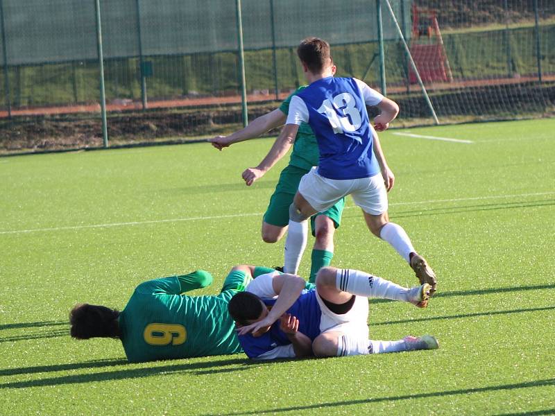 Fotbalový KP: Tatran Prachatice - Jiskra Třeboň 2:3 (2:1).