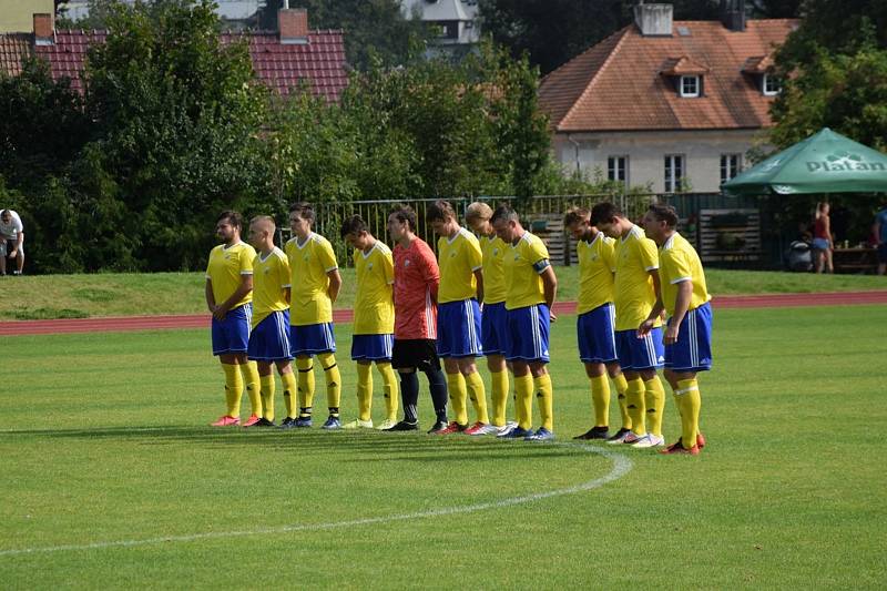 Fotbalová A třída: Vimperk - Sousedovice 4:2.