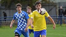 Vimperští fotbalisté vyhráli ve Vodňanech 1:0.