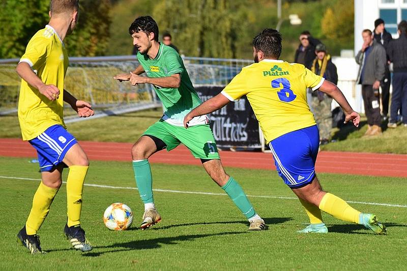 Fotbalová A třída: Vimperk - Roudné 1:0.