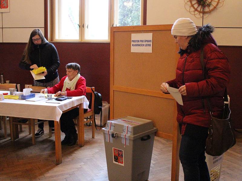 Druhé kolo prezidentských voleb v Netolicích.
