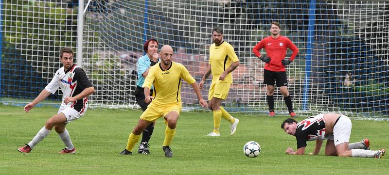 Fotbalová B třída: Sedlice - Stachy 3:2.