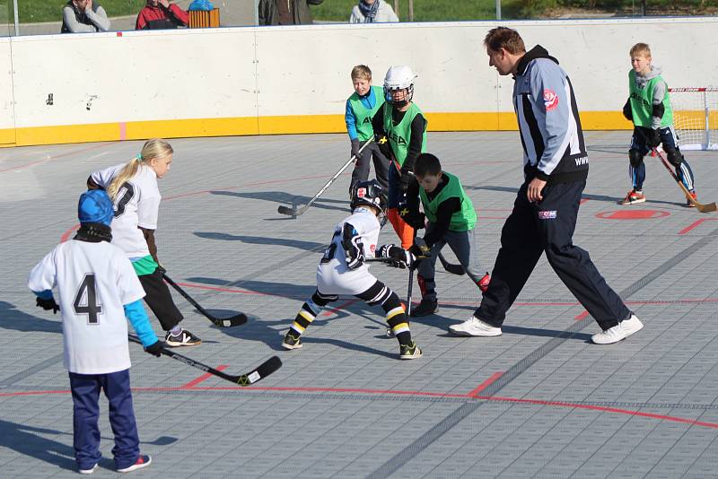 Okresní kolo seriálu Hokejbal proti drogám završili v pátek dopoledne nejmladší hráči z 1. - 3. tříd ZŠ.