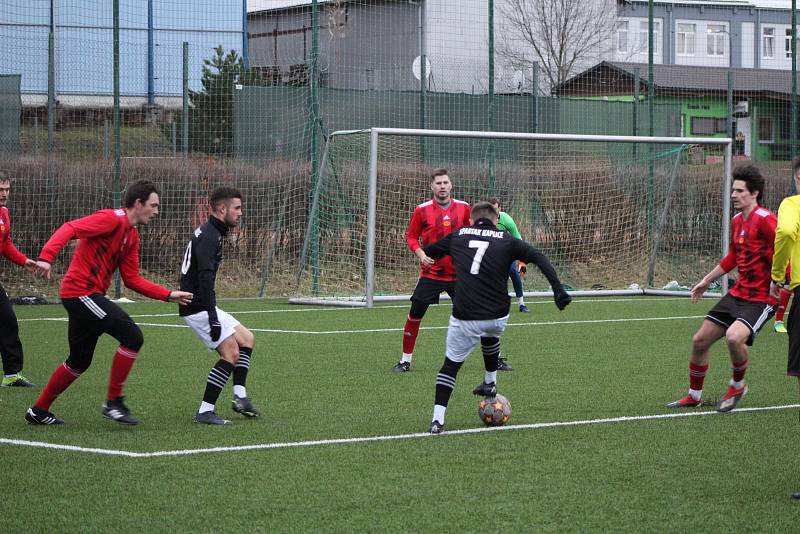 Fotbalová příprava: Tatran Prachatice - Spartak Kaplice 3:3 (1:0).