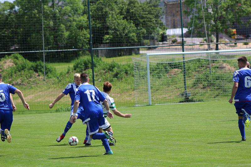 Fotbalová I.B třída: Vacov - Sousedovice 1:1.