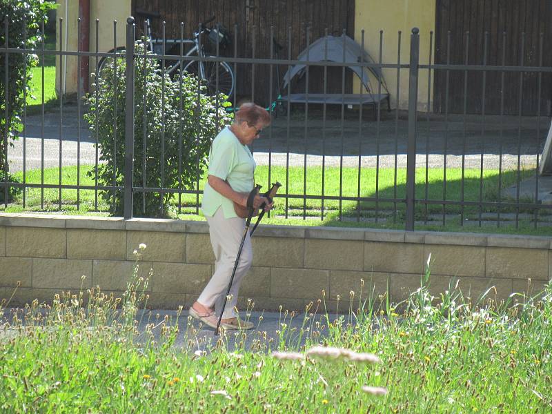 V Prachaticích od rána místní rozhlas hlásí opatření, která by lidé měli dodržovat. Roušky nasazuje asi polovina lidí především při nakupování. Izolovaní cizinci jsou vidět u ubytovny, když chodí kouřit ven.