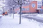 Ve Vodňanech leží 10 cm sněhu.