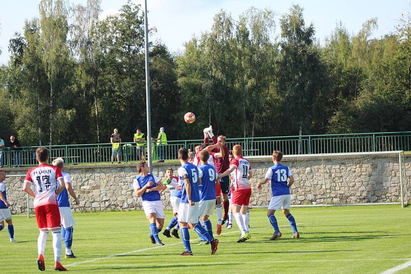 Fotbalový kraj: Lažiště - Třeboň 1:1.