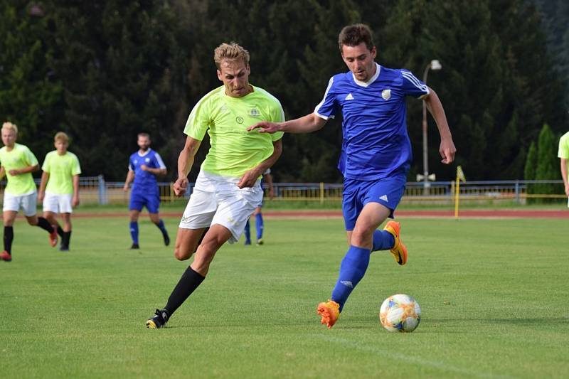 Přípravný fotbal: Šumavan Vimperk - Sokol Stachy 5:0 (4:0).