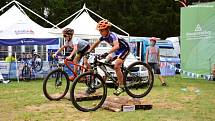 Bikeři zdolávali 21. Šumavský MTB maraton. Foto: Zdeněk Formánek