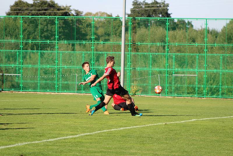 Fotbalový krajský přebor: Lažiště - Sokol Sezimovo Ústí 1:0.