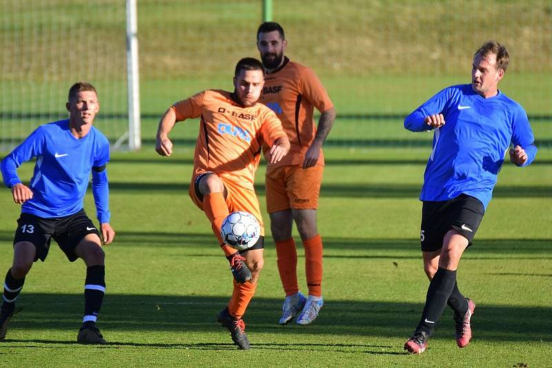 Fotbalová I.B třída: Vacov - Bělčice 0:1.