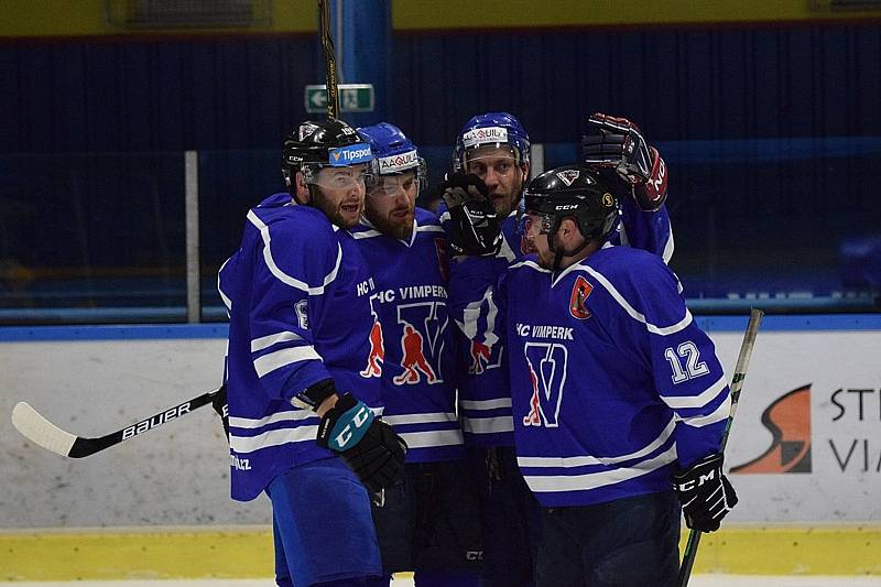 KL ledního hokeje: HC Vimperk - TJ Bpžetice 9:0 (3:0, 3:0, 3:0).