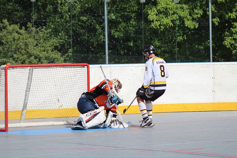 Play off 2. hokejalové ligy: HBC Prachatice - HC ŠD Písek 7:2.