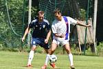 Fotbalová exhibice: Blaník Strunkovice nad Blanicí - HC Motor ČB 3:3 (1:1).