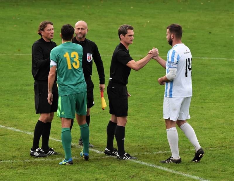 Fotbalový KP: SK Rudolfov - Tatran Prachatice 3:0 (0:0).