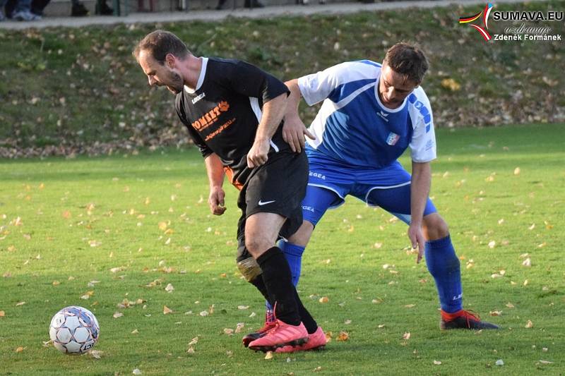 Fotbalový OP Prachaticka: Vacov B - Volary 5:2.