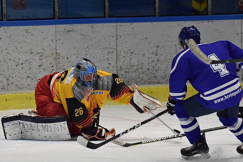 KL ledního hokeje: HC Vimperk - TJ Bpžetice 9:0 (3:0, 3:0, 3:0).