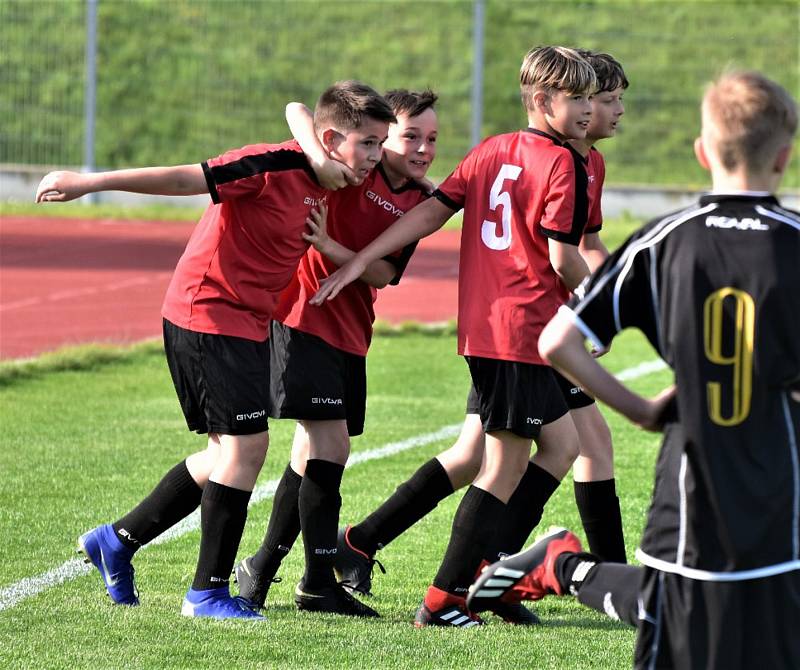 Fotbalový KP mladších žáků: Strakonice - Prachatice 0:2.