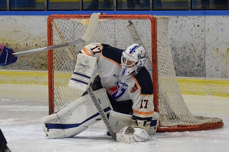 KL hokejistů: HC Vimperk - Spartak Soběslav 7:2 (2:1, 5:0, 0:1).