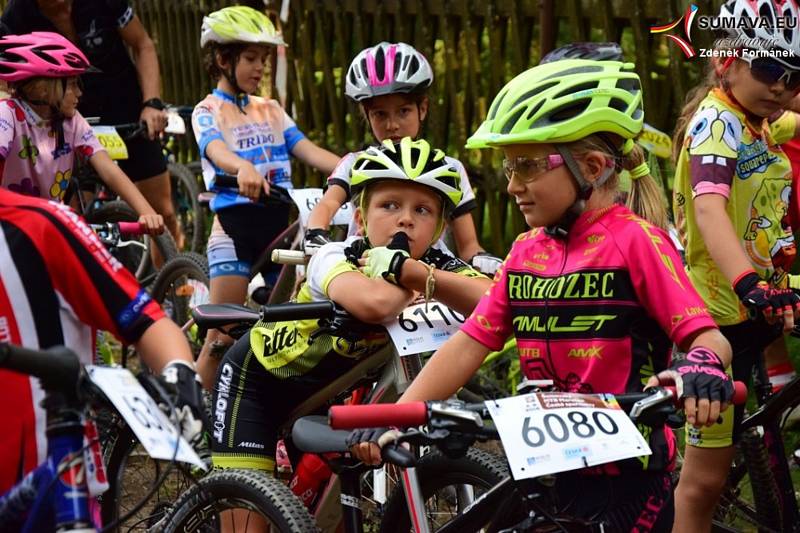 Bikeři zdolávali 21. Šumavský MTB maraton. Foto: Zdeněk Formánek