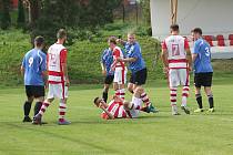 Na podzim Lheničtí porazili Mladé doma 4:1 (na snímku) nyní v odvetě zvítězili 1:0.