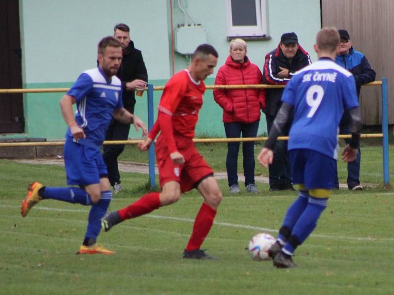 Fotbalová I.A třída: SK Čkyně - 1. FC Netilice 5:0 (0:0).