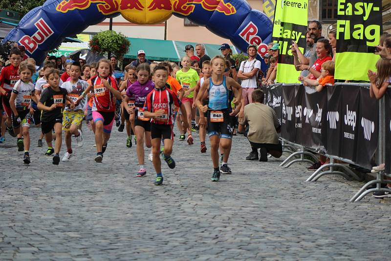 Předehrou evropskému šampionátu xterra triatlonu v Prachaticích byly závody dětí.