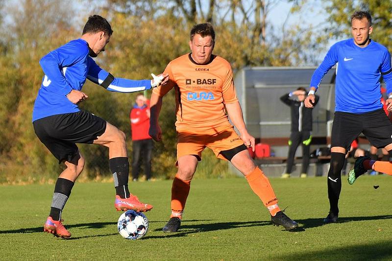 Fotbalová I.B třída: Vacov - Bělčice 0:1.