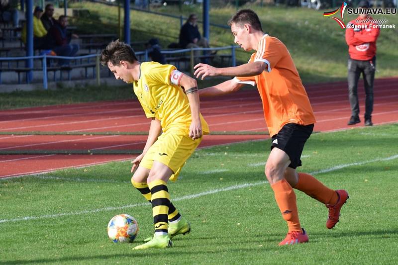 Fotbalová I.A třída: Vimperk - Lhenice 1:1.