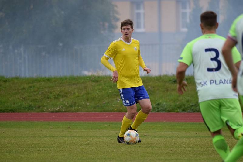 Fotbalová I.A třída: Šumavan Vimperk - SK Planá 1:0 (1:0).