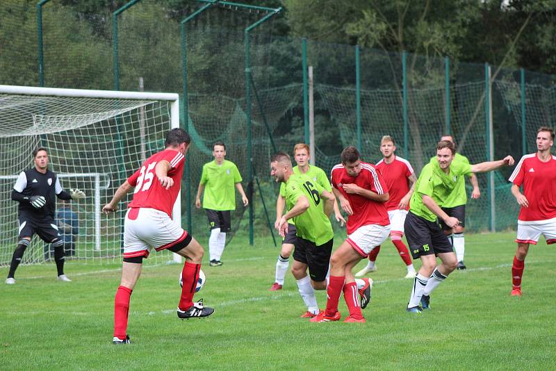 Fotbalová A třída: Strunkovice - Netolice 7:0.