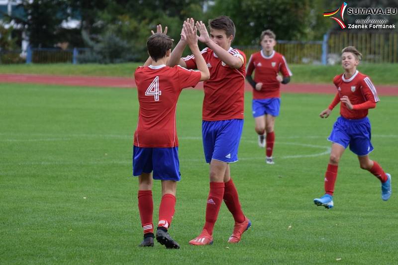 KP starších žáků: Vimperk - Meteor Tábor / Větrovy 13:1.