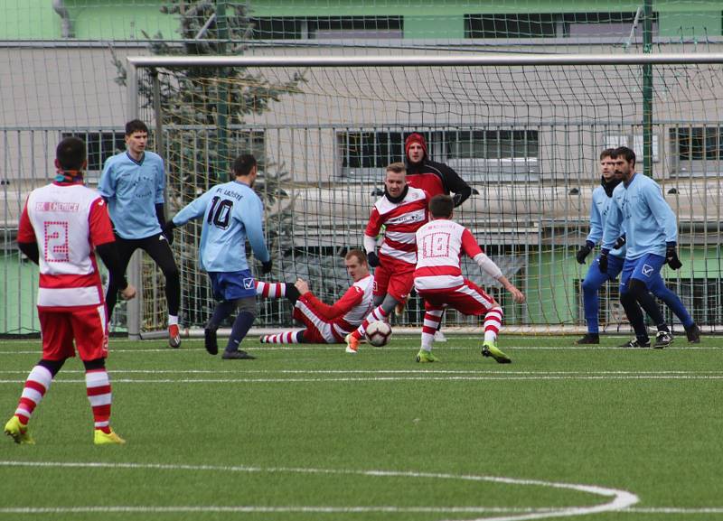 Fotbalová příprava: Lažiště - Lhenice 2:1.