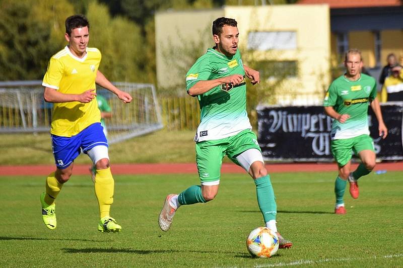 Fotbalová A třída: Vimperk - Roudné 1:0.