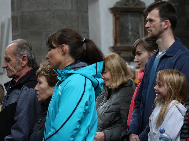 V prachatickém kostela sv. Jakuba se v sobotu uskutečnila Svatohubertská mše.