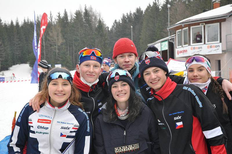 Stašští lyžaři si v kategorii dorostu vedli opět skvěle.